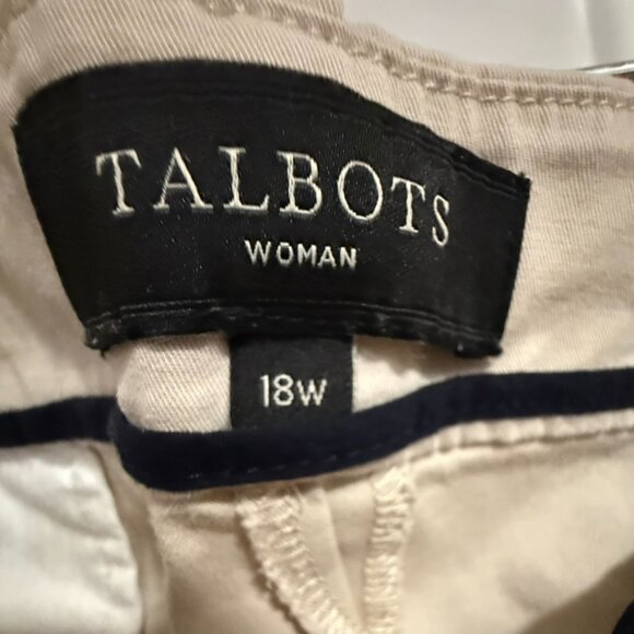 Talbot Women's Shorts SZ 18W Coastal Aloha - Picture 3 of 5